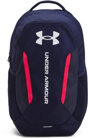 Under Armour Ua Hustle 6.0 Backpack, Midnight Navy/midnight Navy/white - 1384672412OSFM