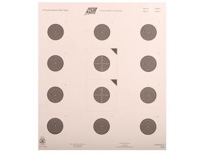 NRA Official Smallbore Rifle Target USA/NRA-50 50-Foot Paper Package of 100 - 112282