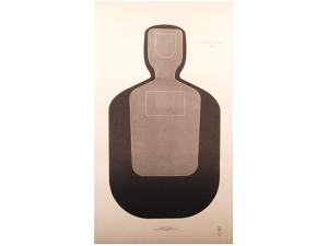 NRA Official Training and Qualification Target Law Enforcement TQ-19 24 x 42" Paper Package of 100 - 144350"