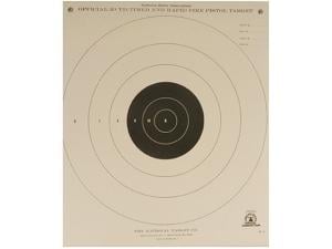 NRA Official Pistol Target B-5 20 Yard Timed and Rapid Fire Paper Package of 100 - 145431