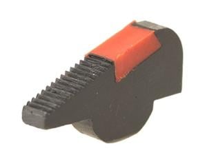 Smith & Wesson Revolver Pinned Front Sight Black Serrated Ramp with Red Ramp Insert .278 Height - 395278"