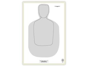 NRA Official Training and Qualification Target Law Enforcement TQ-21 24 x 42" Paper Package of 100 - 649214"