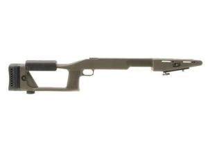 Choate Ultimate Sniper Rifle Stock Savage 110 Series Long Action Staggered Feed Blind Magazine 1.25 Barrel Channel Synthetic Olive Drab - 748377"