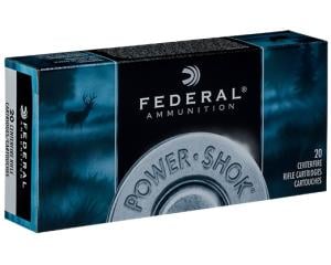 Federal Power-Shok .30-06 Springfield, 150 Grain JSP, 20 Rounds 3006A