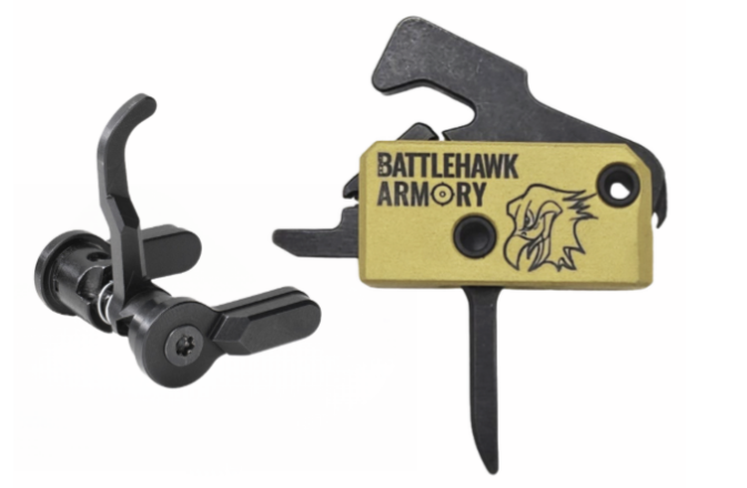 Atrius Ambidextrous Forced Reset Selector, Super Safety w/ GoldenHawk 3.5 LB Straight - $288.88 + Free Shipping