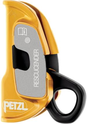 Petzl Rescucender Rope Clamp/Grab, Yellow/Black, B50A