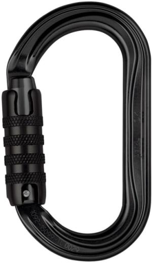 Petzl OK H-Frame Carabiner, Triact-Lock, Black, M33A TLN
