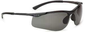 Bolle Contour Glasses - Smoke Lens, Matte Black Frame, PSSCONT443B