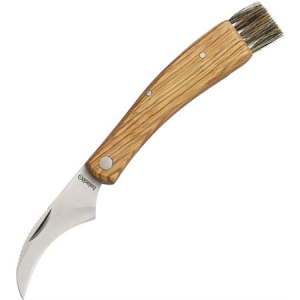 Baladeo O029 Mushroom Folding Pocket Knife with Brown Hardwood Handle