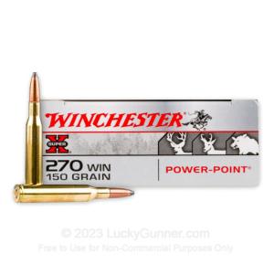270 - 150 Grain SP - Winchester Power-Point - 200 Rounds