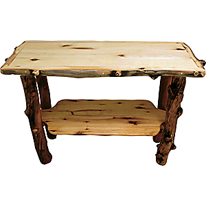 Mountain Woods Furniture Grizzly Furniture Collection Sofa Table