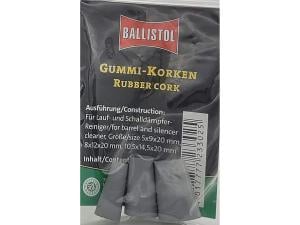 Ballistol Suppressor Cleaner Rubber Cork 3 Piece Set - 110031