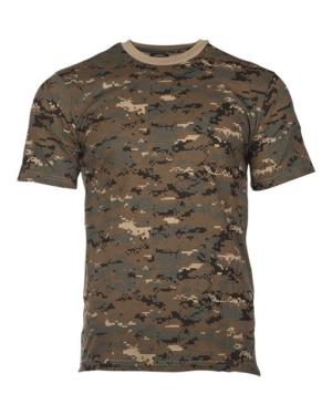 MIL-TEC T-Shirt - Men's, Digital Woodland Camo, Medium, 11012071-903