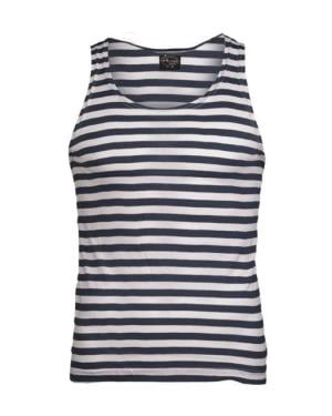 MIL-TEC Striped Sailor Tank Top - Men's, Blue/White, Medium, 11005000-903