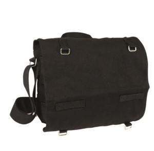 MIL-TEC Combat Pack w/ Strap, 100% Cotton, Black, 12 x 8 x 4, 13710002