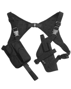 MIL-TEC Cordura Shoulder Holster, Nylon, Black, 16131002