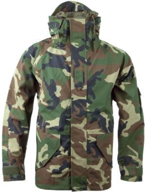 MIL-TEC Trilam Wet Weather Jacket - Men's, Woodland Camo, Medium, 10620020-903
