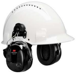 PELTOR Protac III Hard Hat Attached Headset, Black, MT13H221P3E