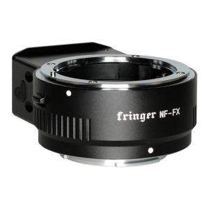 Fringer Nikon F-FX Adapter for Nikon D, G, E Camera Lens and Auto Camera Lenses with Electronic Aperture Control in Black