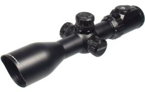 Leapers UTG Compact Riflescope, 3-12x44mm, 30mm Tube, AO, 36-color Mil-dot Reticle, Black, SCP3-UM312AOIEW