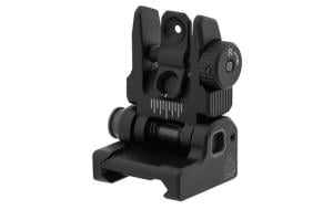 Leapers UTG ACCU-SYNC Spring-loaded AR15 Flip-up Rear Sight, Black, MNT-957