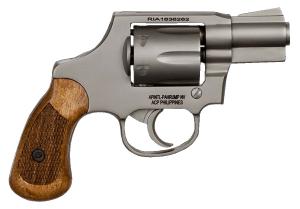 Rock Island Armory M206 Revolver, 38 Special, 6 Rounds, Matte Nickel Finish