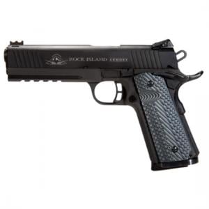 Rock Island Armory 10mm Pistol M1911-A1 Tactical 5 Inch Barrel 8 Round Parkerized Semi Automatic 51914