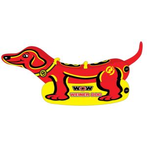 WOW Watersports Weiner Dog 2 Rider Towable, 19-1000
