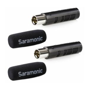 Saramonic Broadcast Quality XLR Shotgun Cardioid Condenser Microphone Capsules in Black