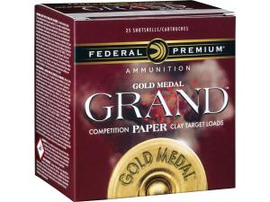 Federal Premium Gold Medal Grand Handicap Paper Ammunition 12 Gauge 2-3/4 1-1/8 oz - 181850"