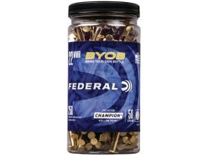 Federal BYOB Ammunition 22 Winchester Magnum Rimfire (WMR) 50 Grain Jacketed Hollow Point - 826374