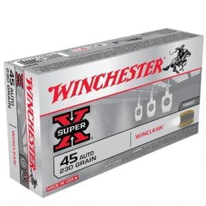 Winchester WinClean .45 ACP Ammunition 230 Grain JSP 875 fps