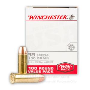 38 Special - 130 Grain FMJ - Winchester Target - 500 Rounds