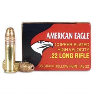 Federal American Eagle .22 LR Ammunition 4000 Rounds HP 38 Grain