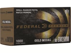 Federal Premium Gold Medal Small Pistol Magnum Match Primers #200M - 517725