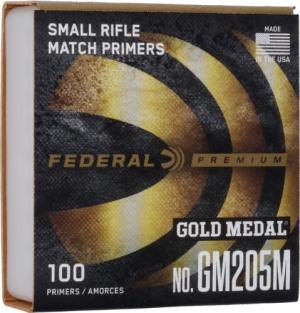 FED PRIMERS- SMALL RIFLE GOLD MEDAL MATCH 5000PK