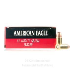 Federal American Eagle 32 ACP Ammo - 1000 Rounds of 71 Grain FMJ...