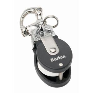 Barton Marine Snatch Block w/Stainless Snap Shackle Small, 90 301