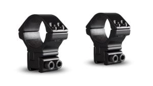 Hawke Sport Optics Adjustable Rifle Scope Rings, 30mm Tube, 9-11mm Height, 2-Piece, Black, 22140