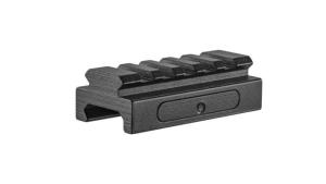 Hawke Sport Optics Picatinny to Picatinny 1/2inch Riser, 2.5inch Long, Black, 22410