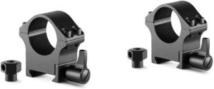 Hawke Sport Optics Professional Steel Rings Weaver 1 Medium 2 pc, Black, 23101