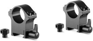 Hawke Sport Optics Professional Steel Rings Weaver 1 High 2 pc, Black, 23102