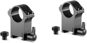 Hawke Sport Optics Professional Steel 1in Weaver Scope Rings - 2-Pieces, Extra High, Black, 23103
