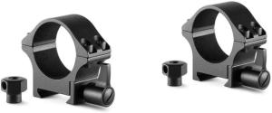 Hawke Sport Optics Professional Steel Rings Weaver 30mm Low 2 pc, Black, 23105