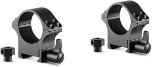 Hawke Sport Optics Professional Steel Rings Weaver 30mm Medium 2 pc, Black, 23106