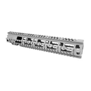 AT3 Tactical AR-15 Pro Quad Rail Free Float Handguard, Titanium, 12.5in, AT3-QR-12-TI