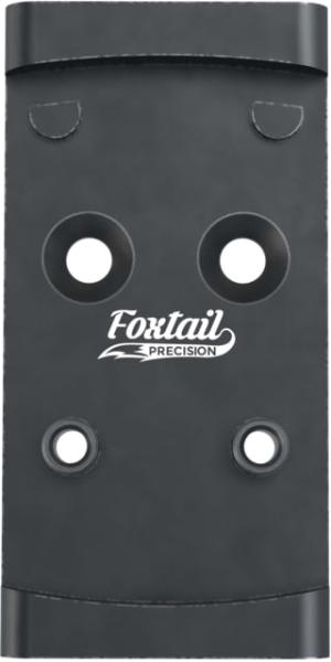 Foxtail Precision Red Dot Adapter Plate, M&P 2.0 / CORE, RMR/SRO and Holosun 407c/507c/508t, Black, 100-010
