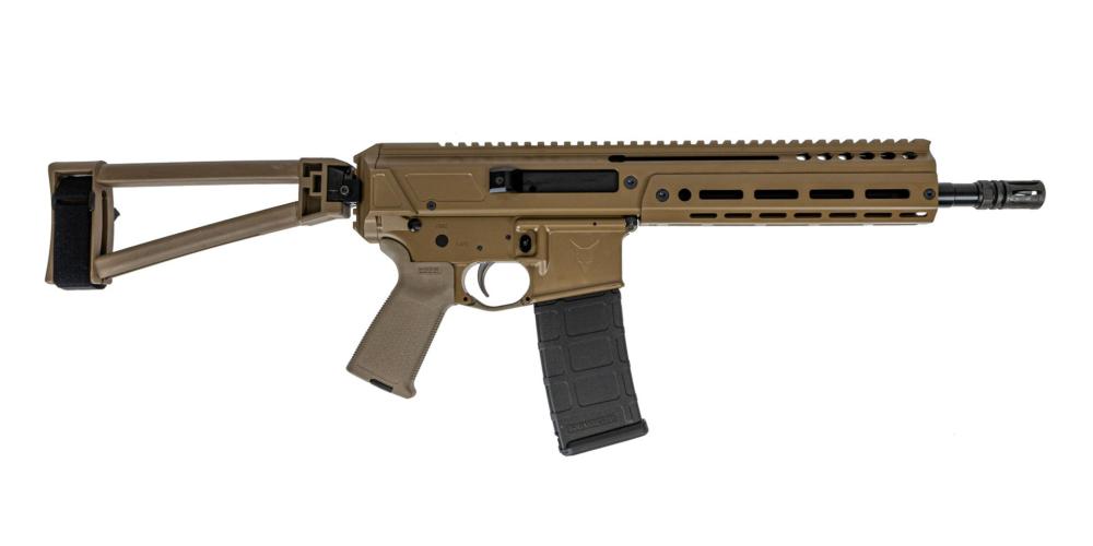 PSA JAKL 5.56 NATO Pistol, 10.5" Barrel, 30 Rounds, PMAG, Threaded, Flat Dark Earth