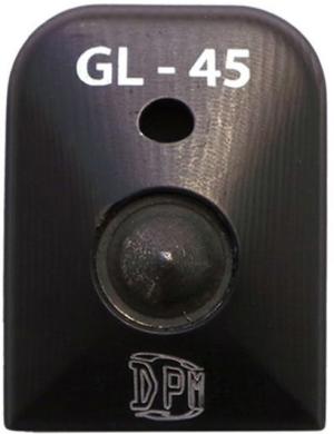 DPM Aluminum Magazine Floorplate - Car Glass Breaker for Glock 21/30/37/38/39 .45ACP .45 G.A.P., Black, MFA-GL/2