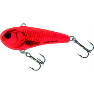 Salmo Chubby Sinking Ice Fishing Darter Bait - Glow Red